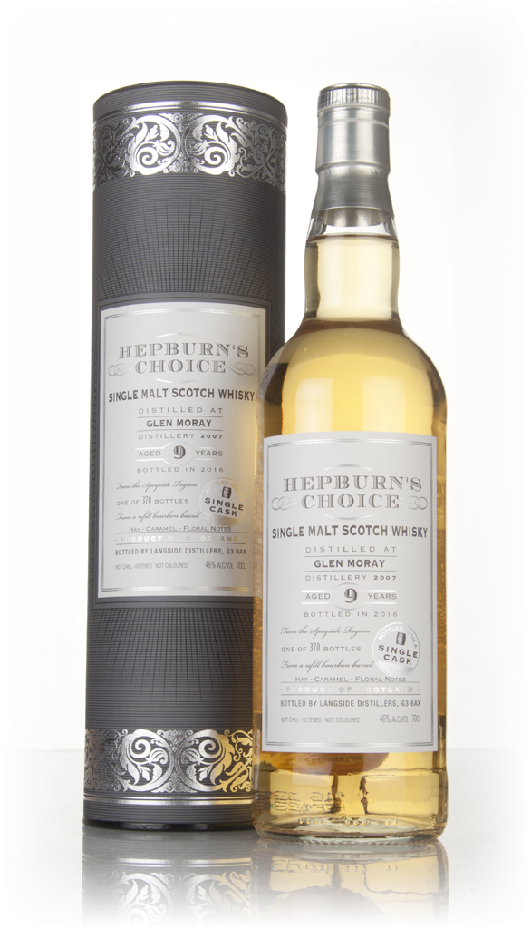 Glen Moray 9 Year Old 2007 - Hepburn's Choice (Langside) 70cl product image