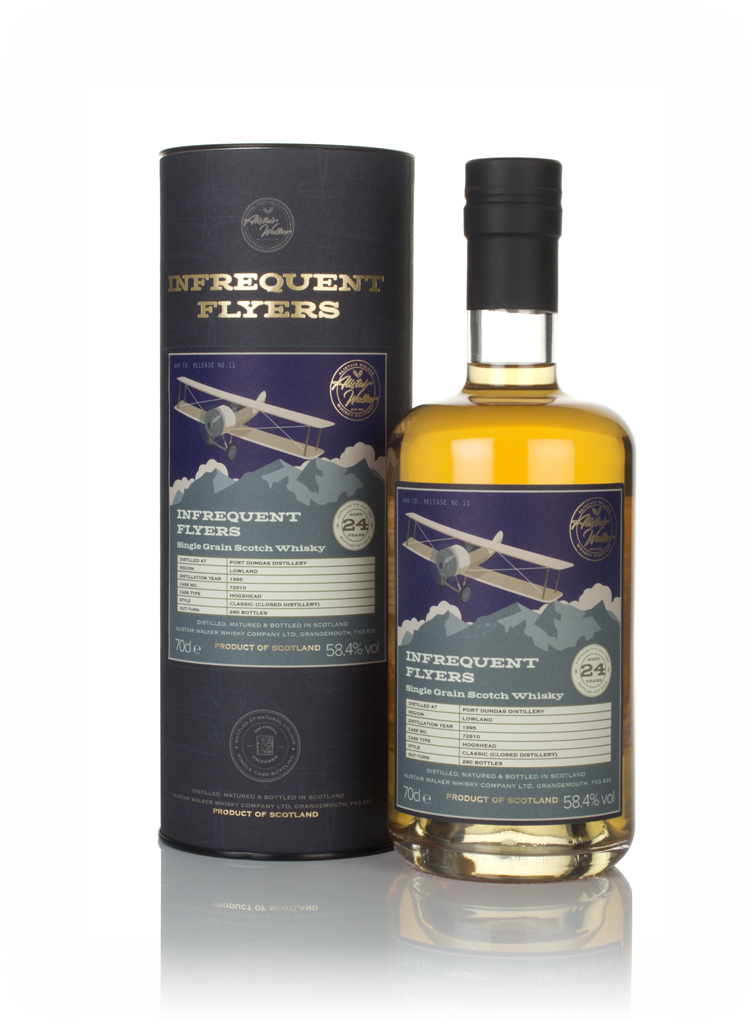 Port Dundas 24 Year Old 1995 (cask 72910) - Infrequent Flyers (Alistair Walker) 70cl product image