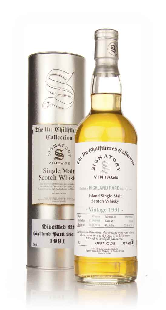 Highland Park 19 Year Old 1991 - Un-Chillfiltered (Signatory) 70cl product image