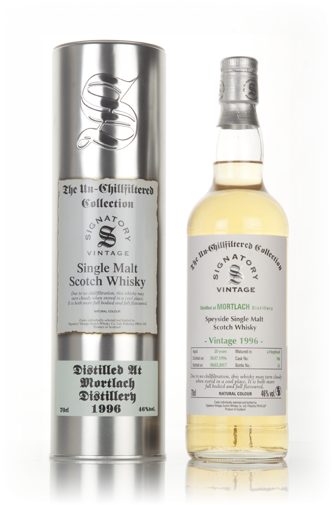 Mortlach 20 Year Old 1996 (cask 186) - Un-Chillfiltered Collection (Signatory) 70cl product image