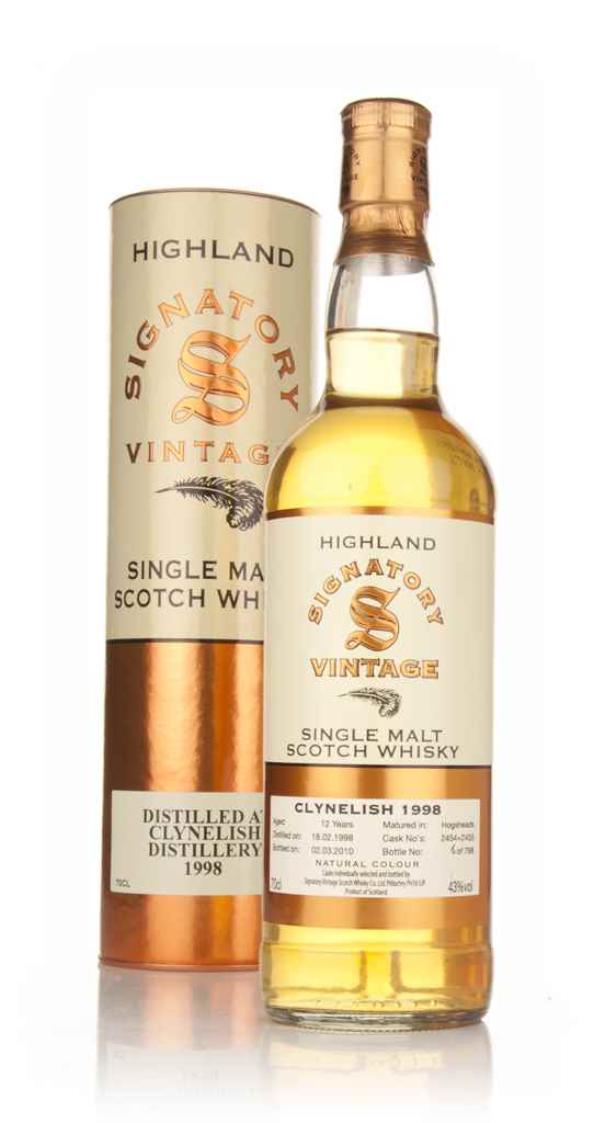 Clynelish 12 Year Old 1998 (Signatory) 70cl product image