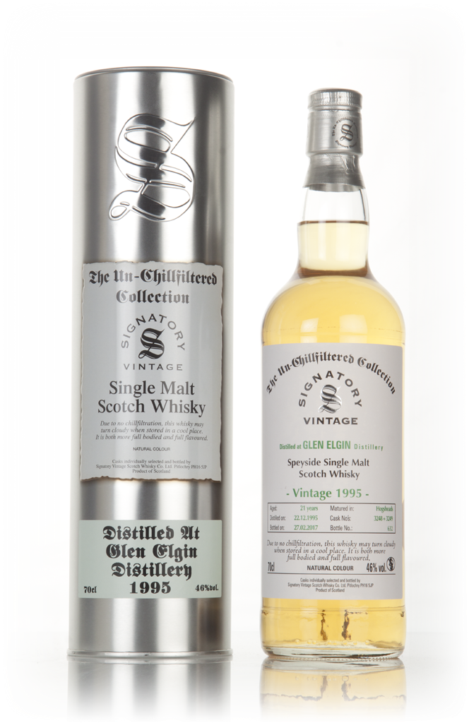 Glen Elgin 21 Year Old 1995 (cask 3248 & 3249) - Un-Chillfiltered Collection (Signatory) 70cl product image