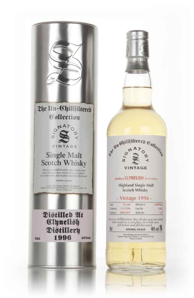 Clynelish 20 Year Old 1996 (casks 11380) - Un-Chillfiltered Collection (Signatory) 70cl product image
