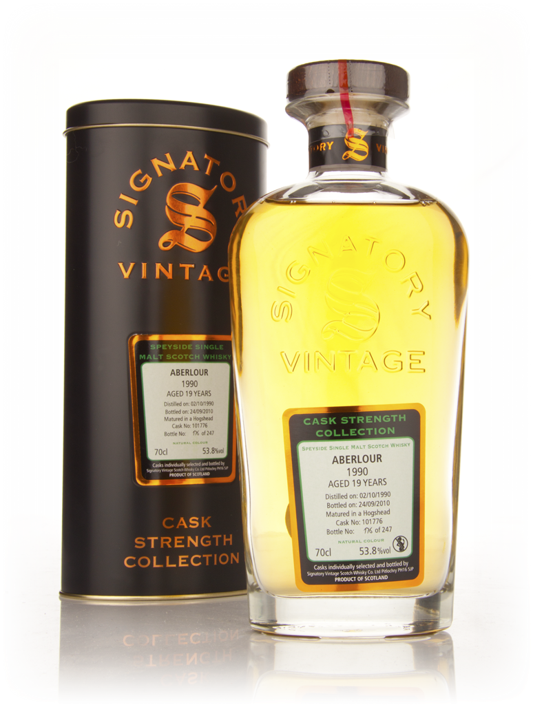 Aberlour 19 Year Old 1990 Cask 101776 - Cask Strength Collection (Signatory) 70cl product image
