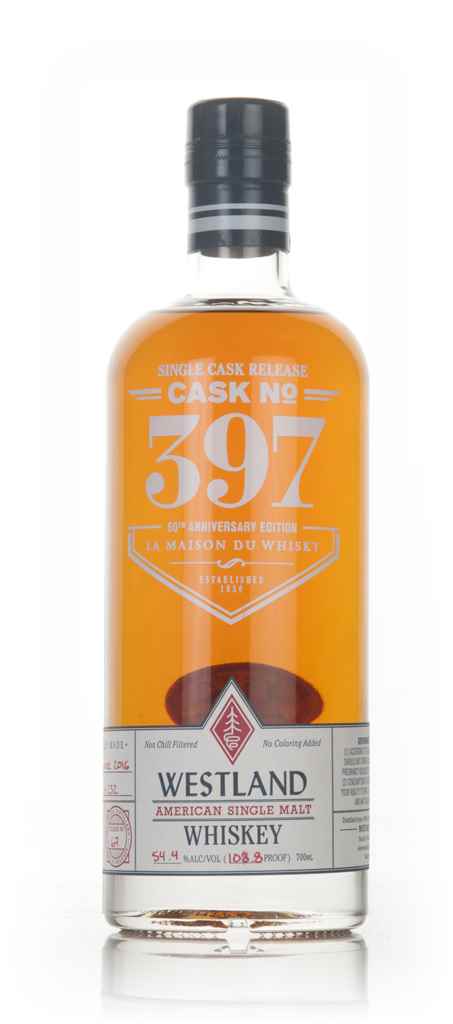 Westland American Single Malt (cask 397) (La Maison du Whisky 60th Anniversary) 70cl product image