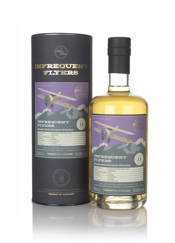 Craigellachie 11 Year Old 2007 (cask 900694) - Infrequent Flyers (Alistair Walker) 70cl product image