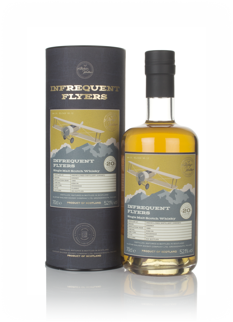 Orkney 20 Year Old 1999 (cask A324-4) - Infrequent Flyers (Alistair Walker) 70cl product image