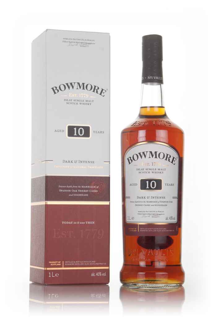 Bowmore 10 Year Old - Dark & Intense 1L 100cl product image