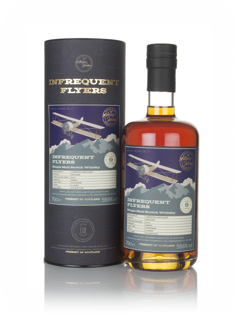 Linkwood 9 Year Old 2010 (cask 306427) - Infrequent Flyers (Alistair Walker) 70cl product image