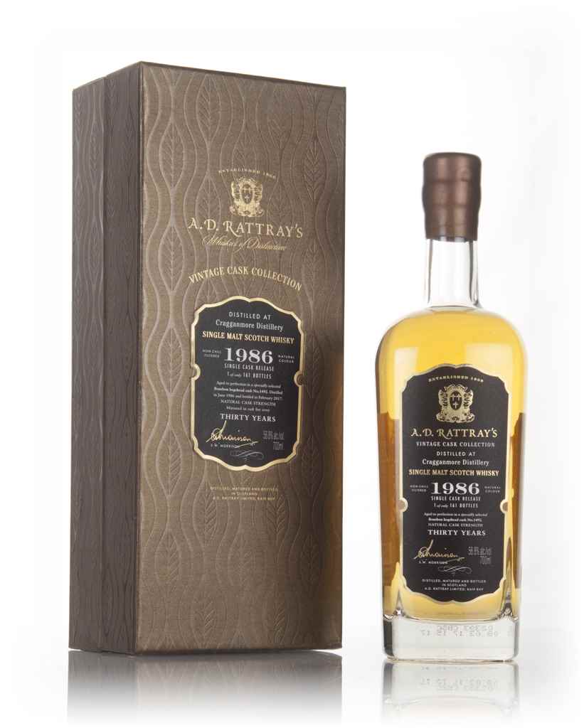 Cragganmore 30 Year Old 1986 (cask 1492) - Vintage Cask Collection (A.D. Rattray) 70cl product image
