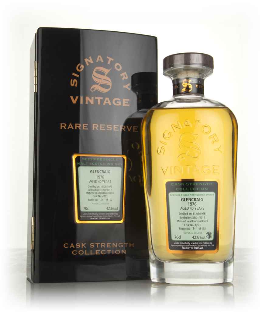 Glencraig 40 Year Old 1976 (cask 4253) - Cask Strength Collection Rare Reserve (Signatory) 70cl product image