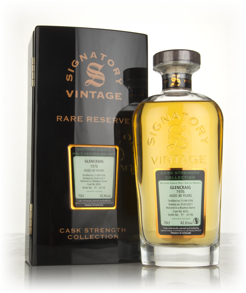 Glencraig 40 Year Old 1976 (cask 4253) - Cask Strength Collection Rare Reserve (Signatory) 70cl product image
