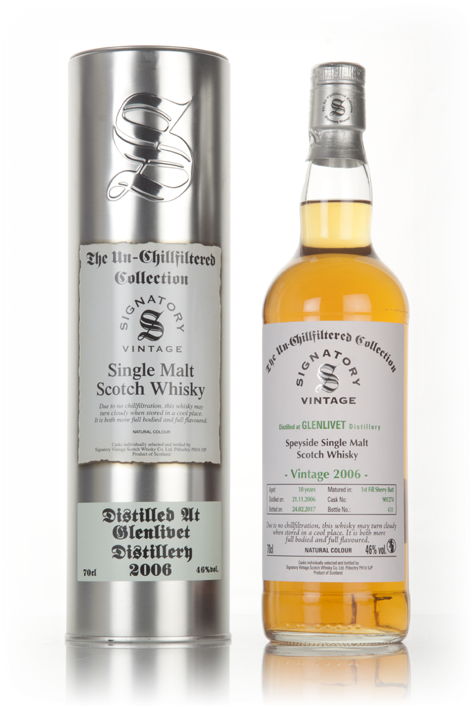 Glenlivet 10 Year Old 2006 (cask 901274) - Un-Chillfiltered Collection (Signatory) 70cl product image