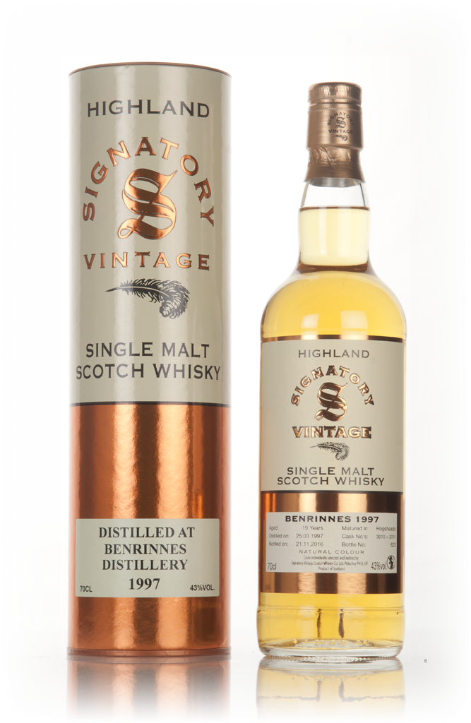 Benrinnes 19 Year Old 1997 (cask 3010 & 3011) - Signatory 70cl product image