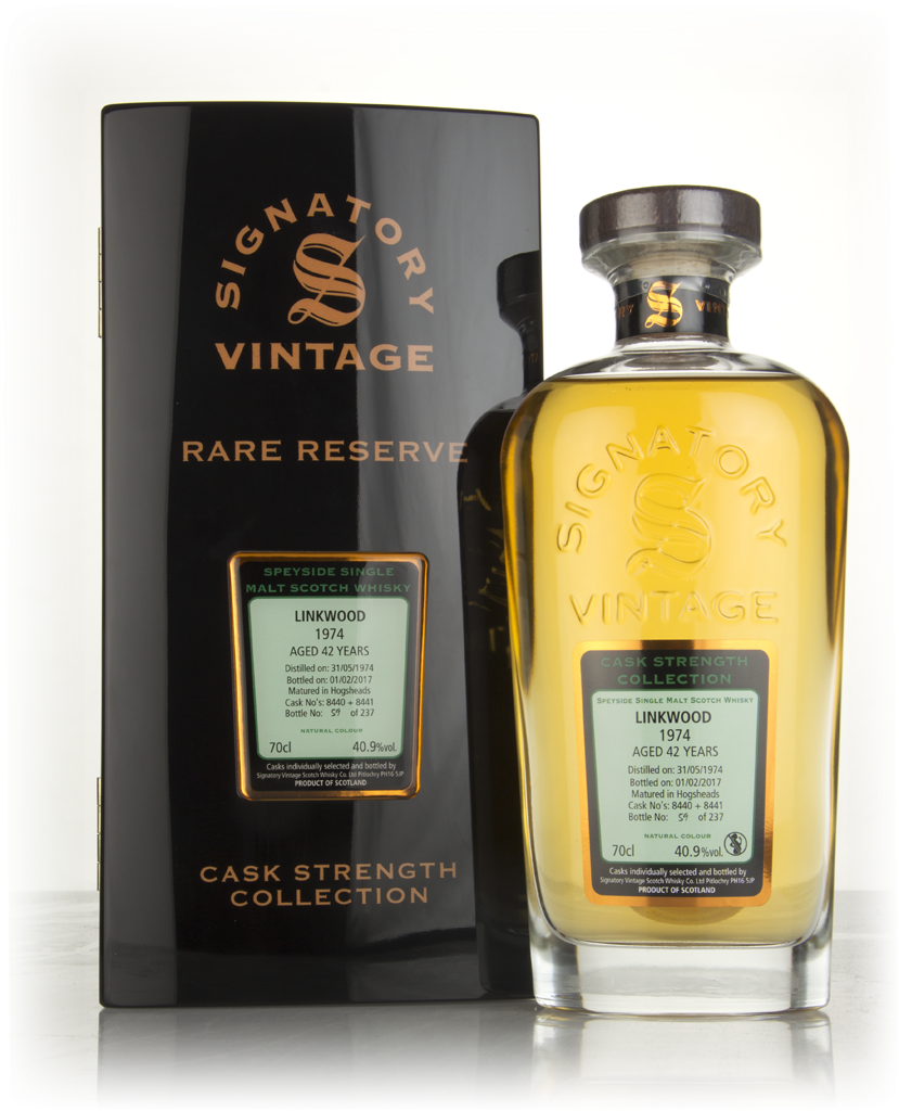 Linkwood 42 Year Old 1974 (casks 8440 & 8441) - Cask Strength Collection Rare Reserve (Signatory) 70cl product image