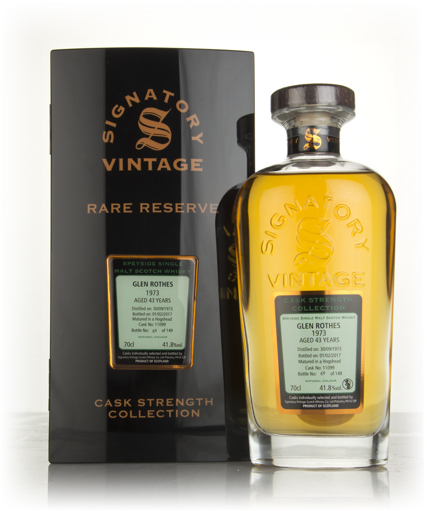 Glenrothes 43 Year Old 1973 (cask 11099) - Cask Strength Collection Rare Reserve (Signatory) 70cl product image