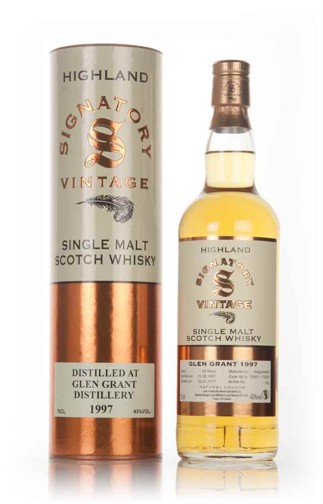 Glen Grant 19 Year Old 1997 (cask 70301 & 70302) - Signatory 70cl product image
