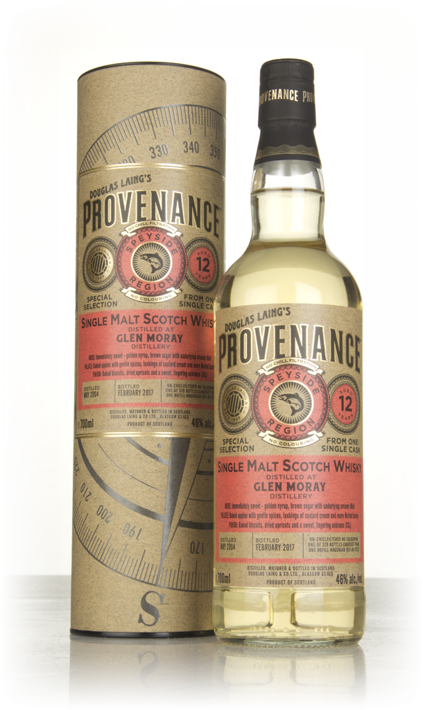 Glen Moray 12 Year Old 2004 - Provenance (Douglas Laing) 70cl product image