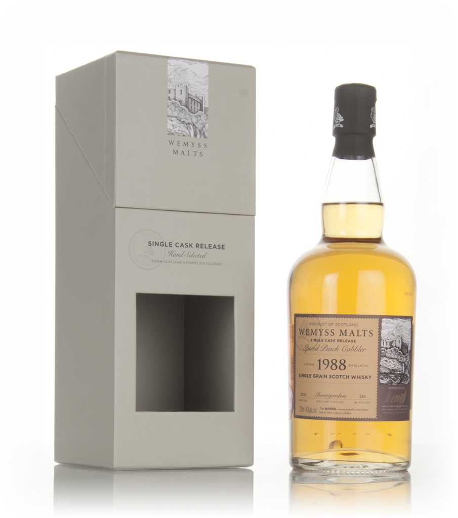 Spiced Peach Cobbler 1988 (bottled 2016) - Wemyss Malts (Invergordon) 70cl product image