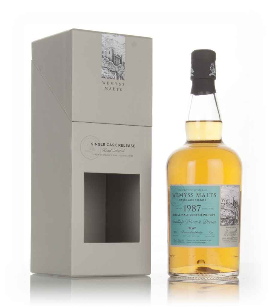 Scallop Diver's Dram 1987 (bottled 2016) - Wemyss Malts (Bunnahabhain) 70cl product image