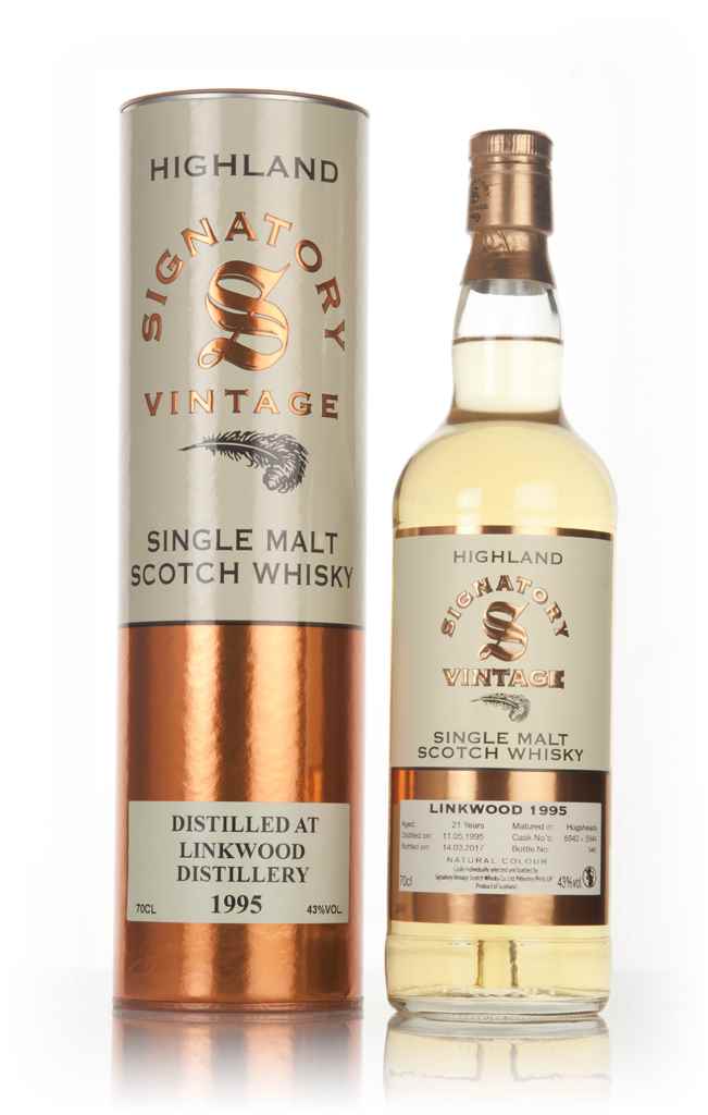 Linkwood 21 Year Old 1995 (casks 5943 & 5944) - Signatory 70cl product image