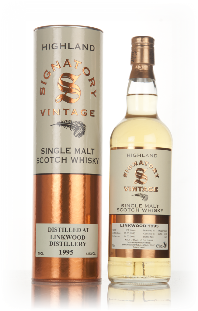 Linkwood 21 Year Old 1995 (casks 5943 & 5944) - Signatory 70cl product image