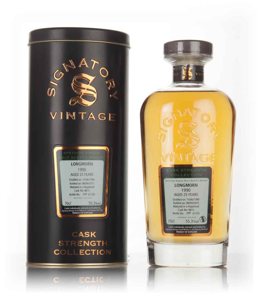 Longmorn 25 Year Old 1990 (cask 8615) - Cask Strength Collection (Signatory) 70cl product image