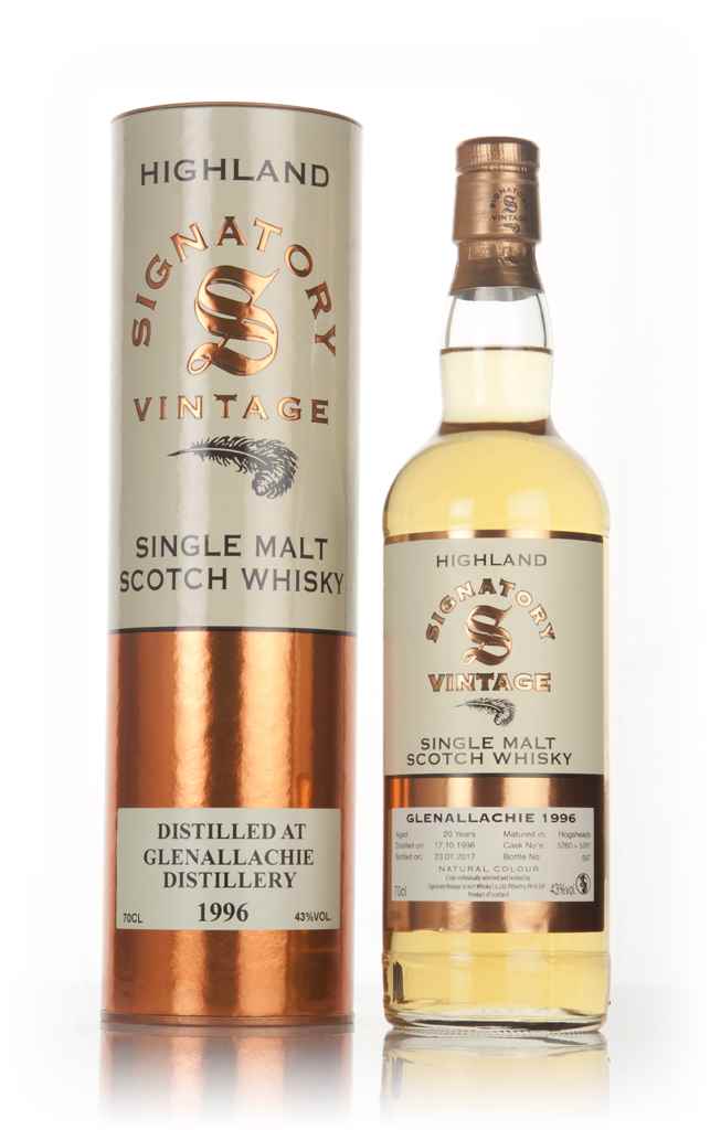 Glenallachie 20 Year Old 1996 (casks 5260 & 5261) - Signatory 70cl product image