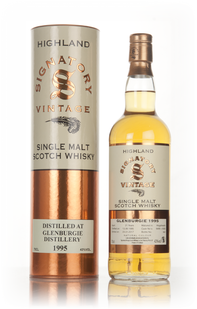 Glenburgie 21 Year Old 1995 (casks 6499 & 6500) - Signatory 70cl product image