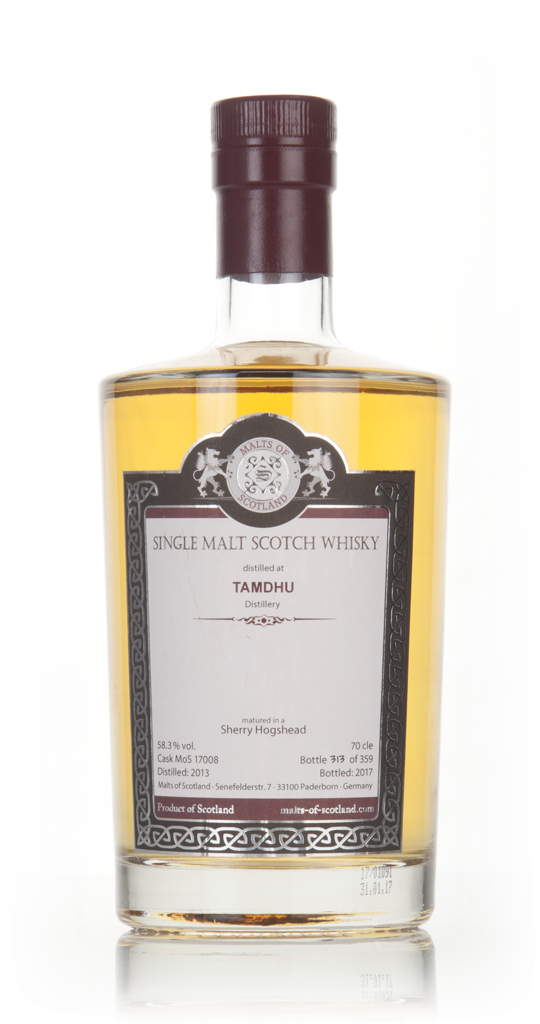 Tamdhu 2013 (bottled 2017) (cask 17008) - Malts Of Scotland 70cl product image