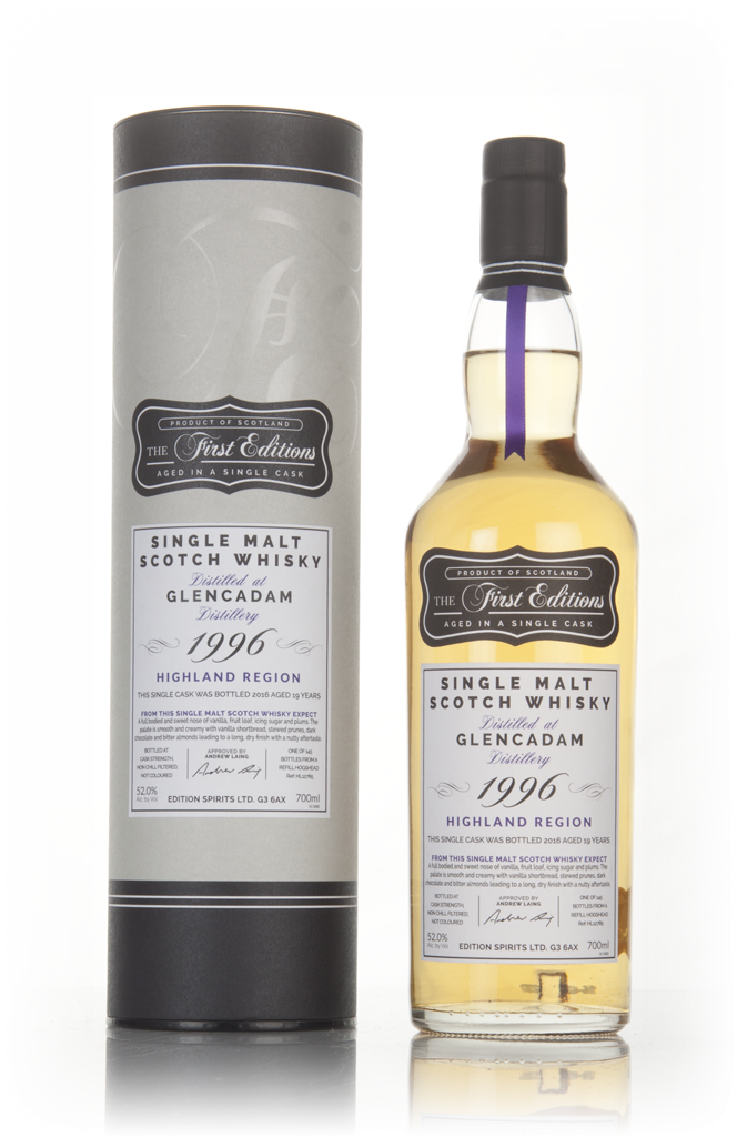 Glencadam 19 Year Old 1996 (cask 12785) - The First Editions (Hunter Laing) 70cl product image