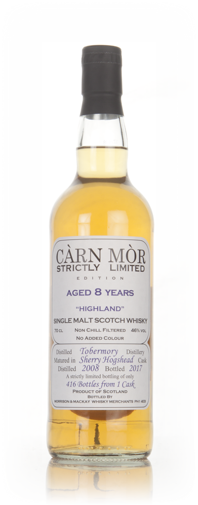 Tobermory 8 Year Old 2008 (bottled 2017) - Strictly Limited (Càrn Mòr) 70cl product image
