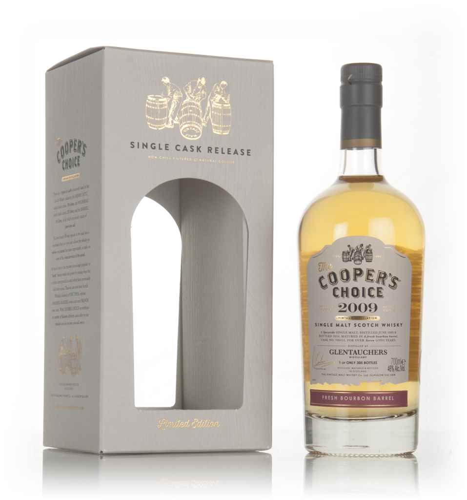 Glentauchers 7 Year Old 2009 (cask 700424) - The Cooper's Choice (The Vintage Malt Whisky Co.) 70cl product image