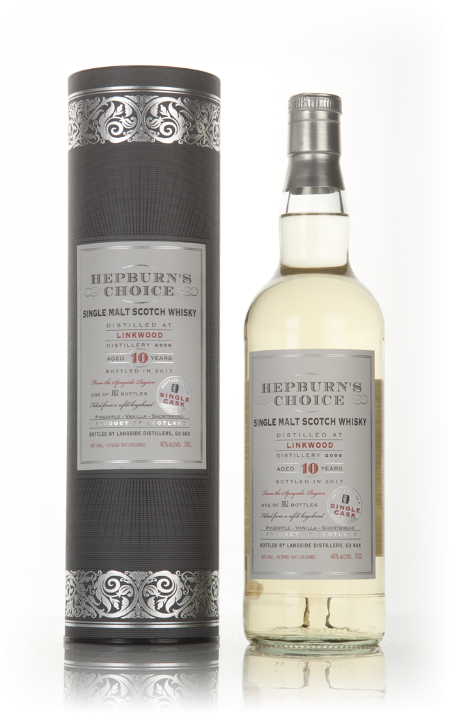 Linkwood 10 Year Old 2006 - Hepburn's Choice (Langside) 70cl product image