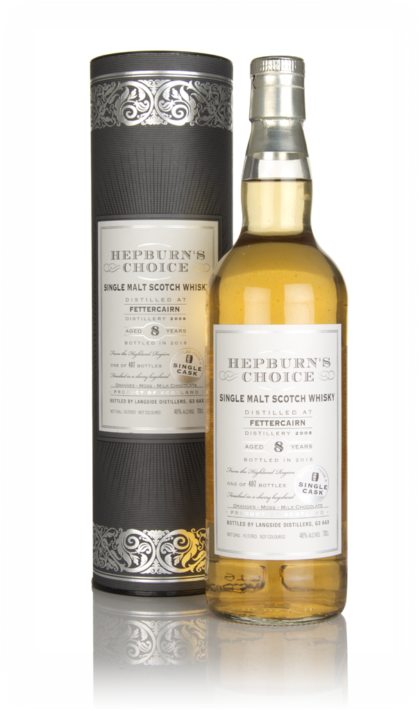 Fettercairn 8 Year Old 2008 - Hepburn's Choice (Langside) 70cl product image