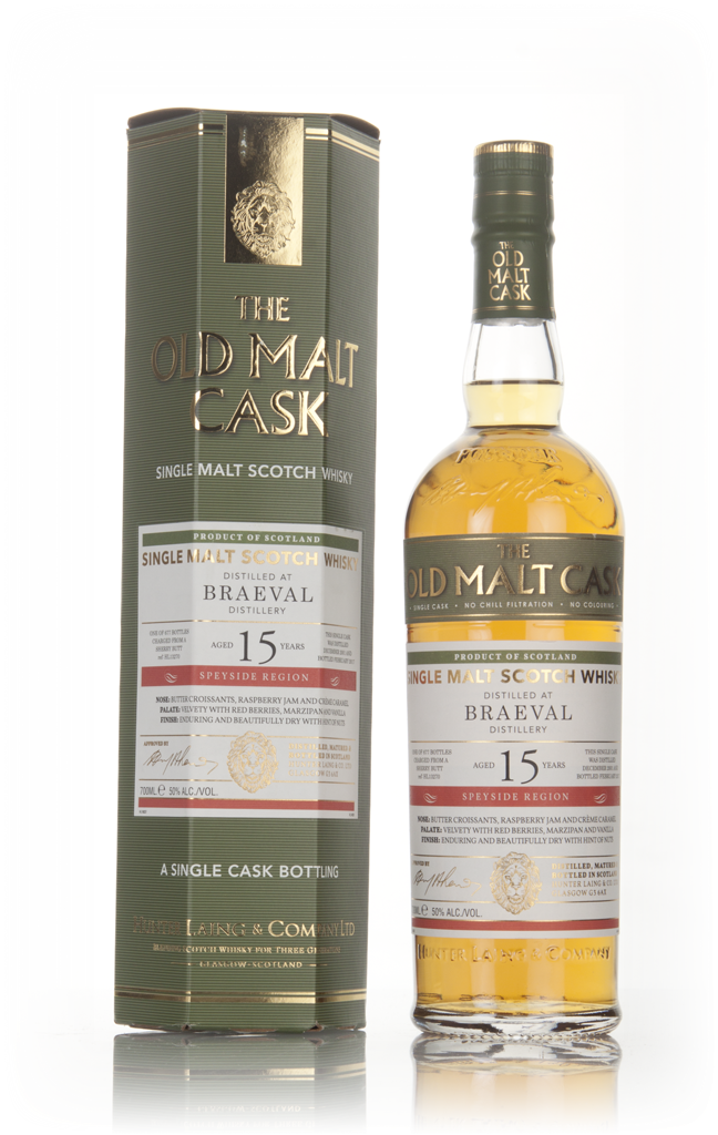Braeval 15 Year Old 2001 (cask 13270) - Old Malt Cask (Hunter Laing) 70cl product image