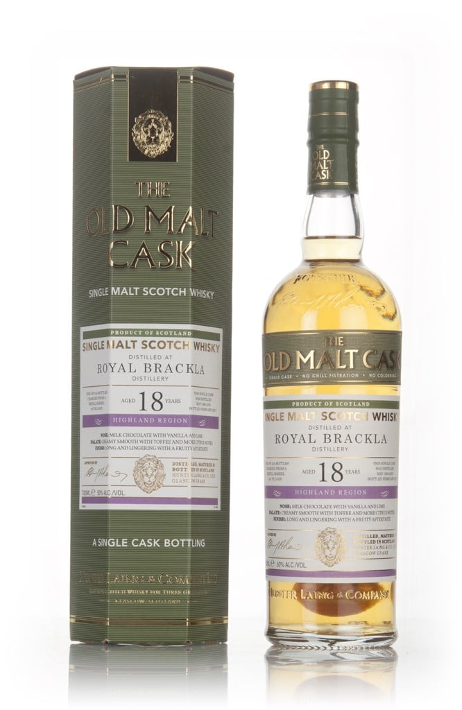 Royal Brackla 18 Year Old 1998 (cask 13429) - Old Malt Cask (Hunter Laing) 70cl product image