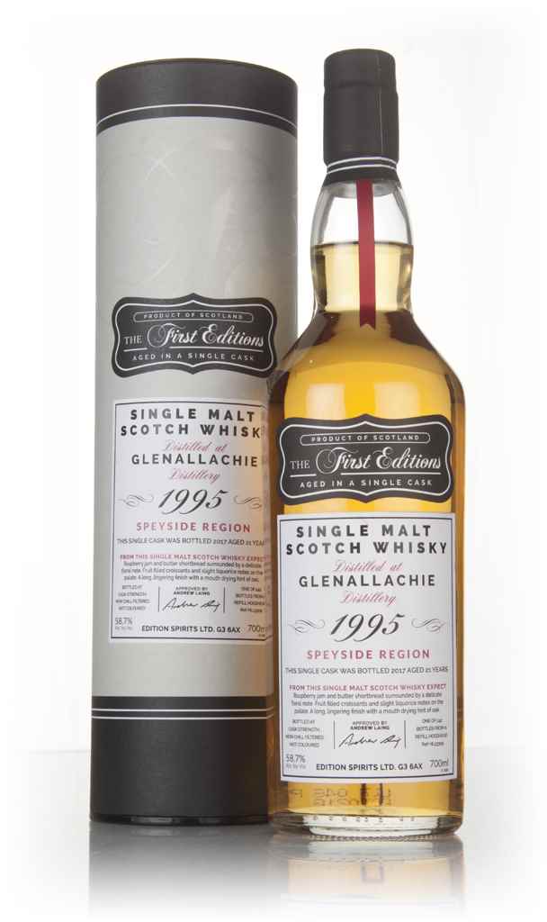 Glenallachie 21 Year Old 1995 (cask 13309) - The First Editions (Hunter Laing) 70cl product image