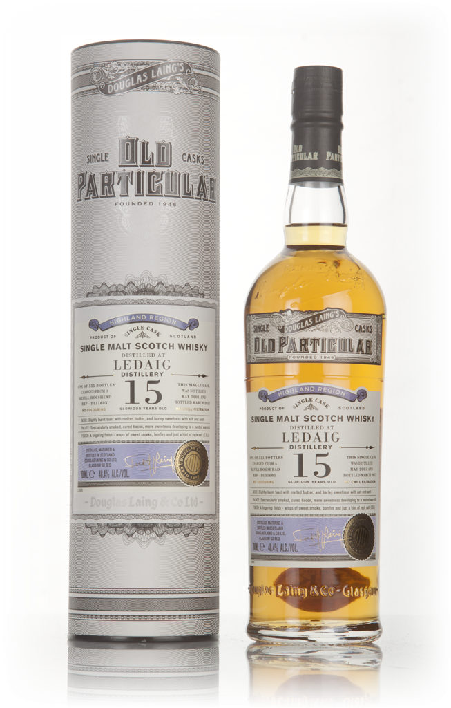 Ledaig 15 Year Old 2001 (cask 11605) - Old Particular (Douglas Laing) 70cl product image