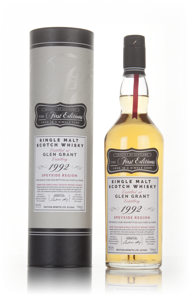 Glen Grant 25 Year Old 1992 (cask 13358) - The First Editions (Hunter Laing) 70cl product image