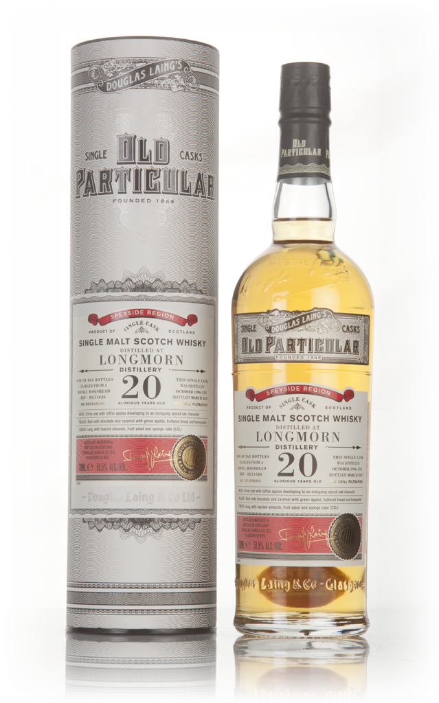 Longmorn 20 Year Old 1996 (cask 11626) - Old Particular (Douglas Laing) 70cl product image