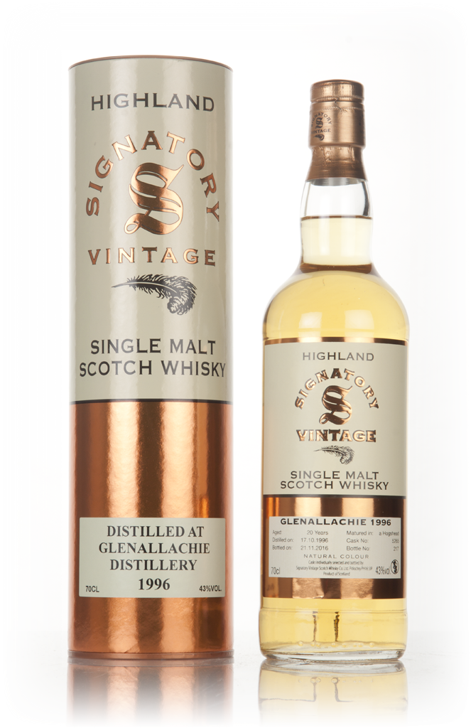 Glenallachie 20 Year Old 1996 (cask 5265) (Signatory) 70cl product image
