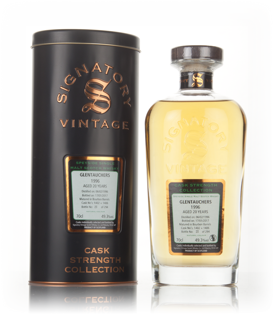Glentauchers 20 Year Old 1996 (cask 1402 & 1406) - Cask Strength Collection (Signatory) 70cl product image