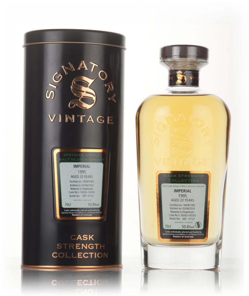 Imperial 21 Year Old 1995 (casks 50262 & 50263) - Cask Strength Collection (Signatory) 70cl product image