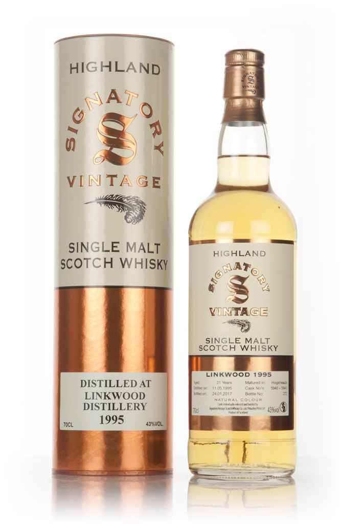 Linkwood 21 Year Old 1995 (casks 5940 & 5941) (Signatory) 70cl product image