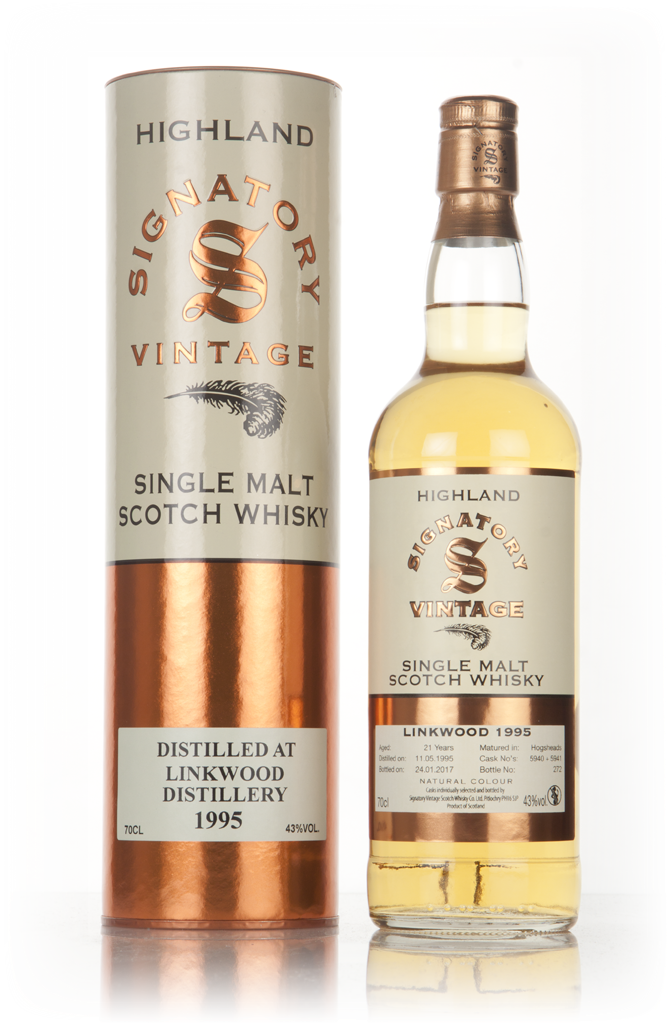 Linkwood 21 Year Old 1995 (casks 5940 & 5941) (Signatory) 70cl product image