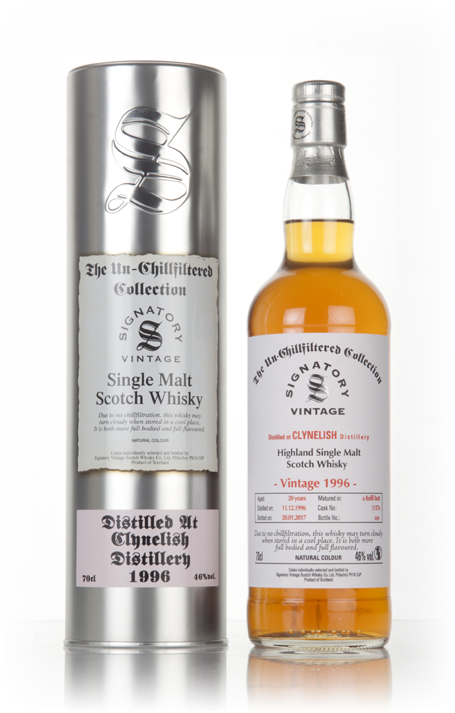 Clynelish 20 Year Old 1996 (casks 11376) - Un-Chillfiltered Collection (Signatory) 70cl product image