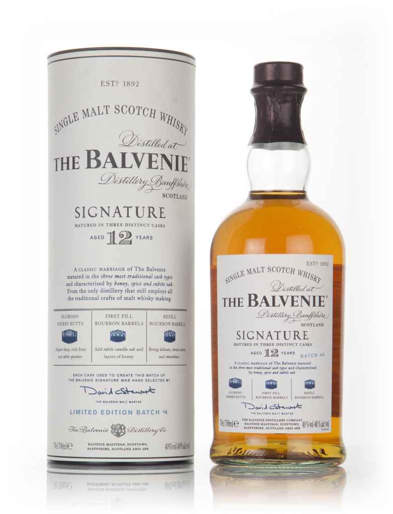 Balvenie Signature 12 Year Old Batch 004 70cl product image