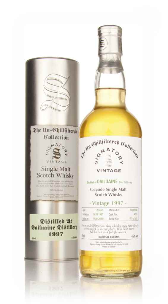 Dailuaine 12 Year Old 1997 Cask 4233 - Un-Chillfiltered (Signatory) 70cl product image