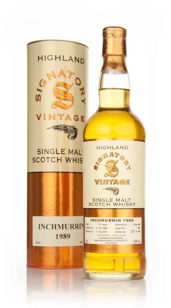 Inchmurrin 21 Year Old 1989 (Signatory) 70cl product image